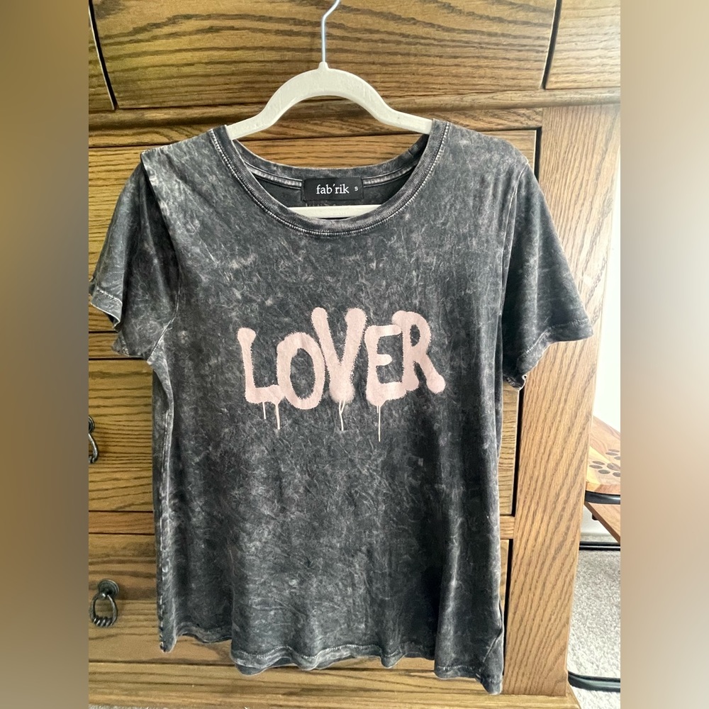 NWOT Fabrik Vintage Black Tshirt